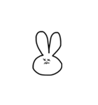 うさぎの表情（個別スタンプ：38）
