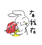 I'm a rabbit.I'm Cheese.（個別スタンプ：5）