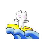 夏に使えるにゃんこ（個別スタンプ：14）