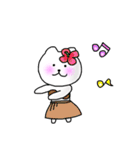 夏に使えるにゃんこ（個別スタンプ：30）