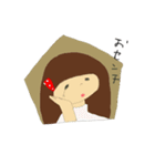 水玉子とパーマ子の日常スタンプ（個別スタンプ：20）