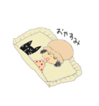 水玉子とパーマ子の日常スタンプ（個別スタンプ：23）