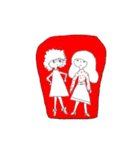 水玉子とパーマ子の日常スタンプ（個別スタンプ：29）
