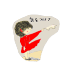 水玉子とパーマ子の日常スタンプ（個別スタンプ：36）
