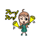 凛とした女子の部！（個別スタンプ：14）