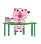 One of us: The Plump Pink, Busy ！（個別スタンプ：15）