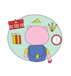 One of us: The Plump Pink, Busy ！（個別スタンプ：19）