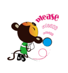 monkey  mi（個別スタンプ：18）
