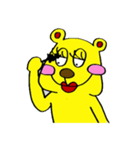 でべそなクマ君 2（個別スタンプ：35）