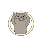 飛べないコウモリ（個別スタンプ：4）