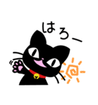 気まぐれ黒ネコ1（個別スタンプ：3）