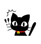 気まぐれ黒ネコ1（個別スタンプ：15）