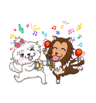 Cash ＆ Ruby (Sheltie＆Mixed)（個別スタンプ：4）