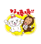 Cash ＆ Ruby (Sheltie＆Mixed)（個別スタンプ：8）
