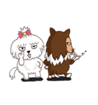 Cash ＆ Ruby (Sheltie＆Mixed)（個別スタンプ：18）
