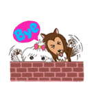 Cash ＆ Ruby (Sheltie＆Mixed)（個別スタンプ：40）