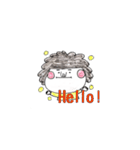 天パ少女（個別スタンプ：3）