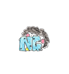 天パ少女（個別スタンプ：9）
