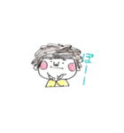 天パ少女（個別スタンプ：16）
