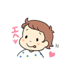 水玉赤ちゃんの日常（個別スタンプ：5）