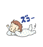 水玉赤ちゃんの日常（個別スタンプ：19）