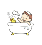 水玉赤ちゃんの日常（個別スタンプ：36）