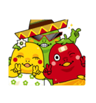 とうがらっしーのみんな仲良しシリーズ（個別スタンプ：40）