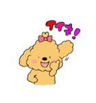 ほんわかトイプードルちゃん（個別スタンプ：9）