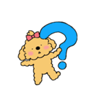 ほんわかトイプードルちゃん（個別スタンプ：17）