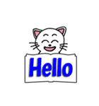 日常の挨拶～吹き出し～（個別スタンプ：4）