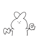 演劇うさぎ（個別スタンプ：4）