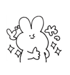 演劇うさぎ（個別スタンプ：6）