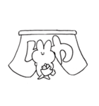演劇うさぎ（個別スタンプ：20）