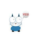 ネコ型リアクションROBO（個別スタンプ：6）
