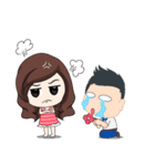 Oilly ＆ Yoyea（個別スタンプ：24）