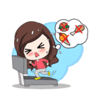 Oilly ＆ Yoyea（個別スタンプ：36）