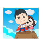 Oilly ＆ Yoyea（個別スタンプ：40）