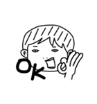 ゆるすぎる人（個別スタンプ：5）