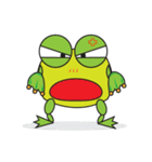 One of us: Mischievous Green Frog（個別スタンプ：3）