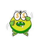 One of us: Mischievous Green Frog（個別スタンプ：16）