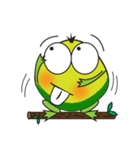 One of us: Mischievous Green Frog（個別スタンプ：28）