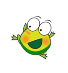 One of us: Mischievous Green Frog（個別スタンプ：29）