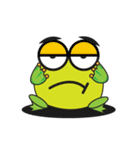 One of us: Mischievous Green Frog（個別スタンプ：38）