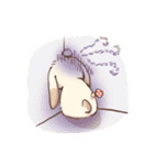 Long Furry Bunny and Short Furry Bunny（個別スタンプ：13）