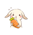 Long Furry Bunny and Short Furry Bunny（個別スタンプ：14）