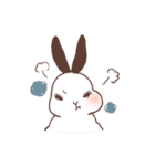 Long Furry Bunny and Short Furry Bunny（個別スタンプ：16）
