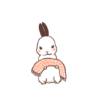 Long Furry Bunny and Short Furry Bunny（個別スタンプ：17）