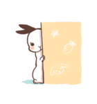 Long Furry Bunny and Short Furry Bunny（個別スタンプ：18）
