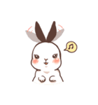 Long Furry Bunny and Short Furry Bunny（個別スタンプ：19）