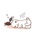 Long Furry Bunny and Short Furry Bunny（個別スタンプ：21）